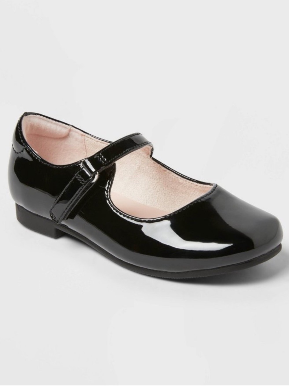 Toddler Girls Cat & Jack Black Patent Mary Jane Dress Shoes